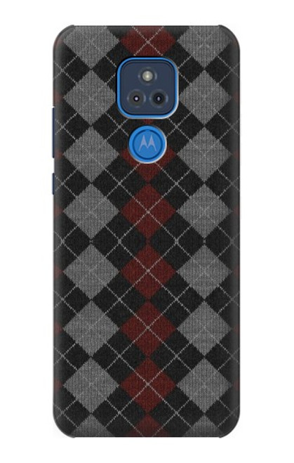 W3907 Sweater Texture Hard Case and Leather Flip Case For Motorola Moto G Play (2021)