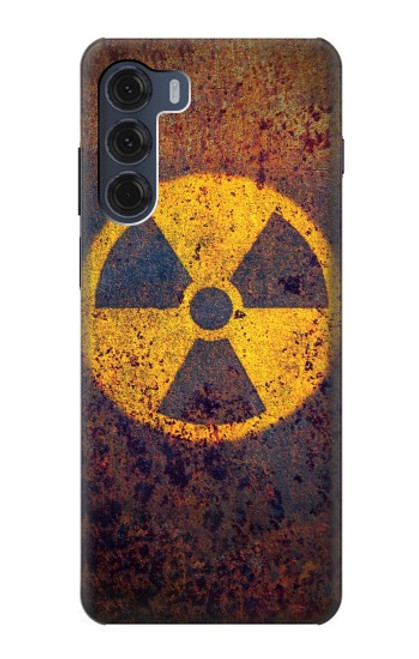 W3892 Nuclear Hazard Hard Case and Leather Flip Case For Motorola Moto G200 5G