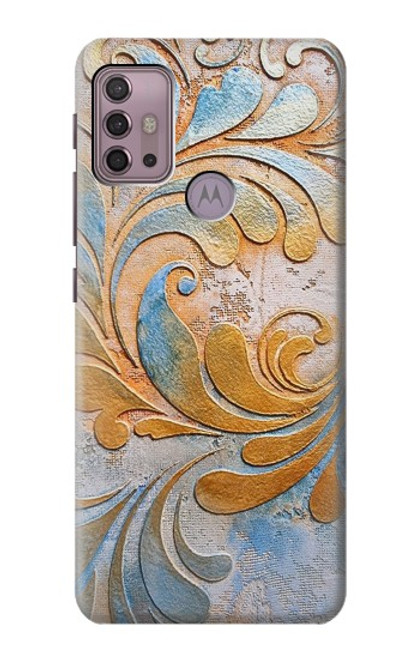 W3875 Canvas Vintage Rugs Hard Case and Leather Flip Case For Motorola Moto G30, G20, G10