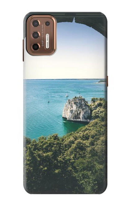 W3865 Europe Duino Beach Italy Hard Case and Leather Flip Case For Motorola Moto G9 Plus