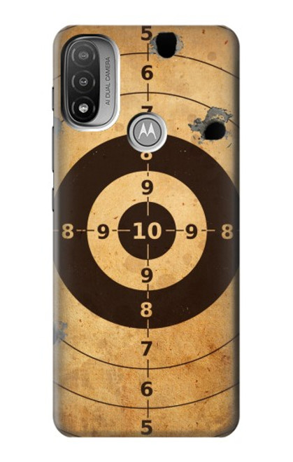 W3894 Paper Gun Shooting Target Hard Case and Leather Flip Case For Motorola Moto E20,E30,E40