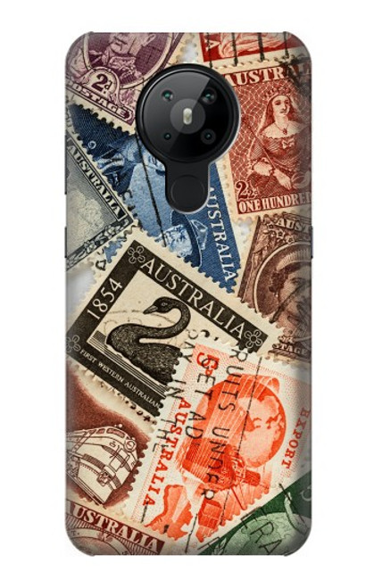 W3900 Stamps Hard Case and Leather Flip Case For Nokia 5.3