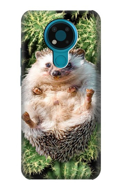 W3863 Pygmy Hedgehog Dwarf Hedgehog Paint Hard Case and Leather Flip Case For Nokia 3.4