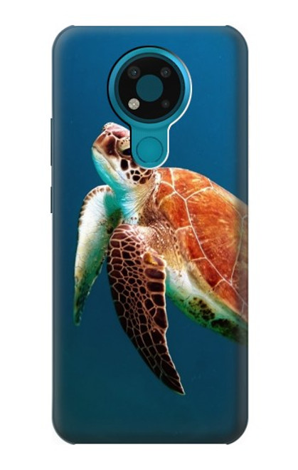 W3899 Sea Turtle Hard Case and Leather Flip Case For Nokia 3.4