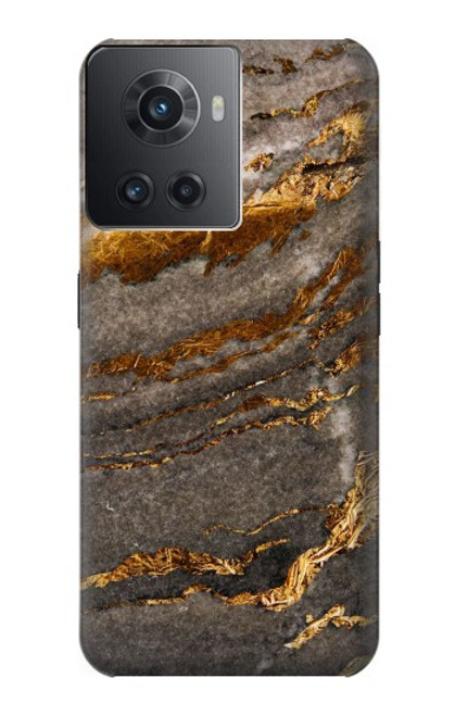 W3886 Gray Marble Rock Hard Case and Leather Flip Case For OnePlus Ace