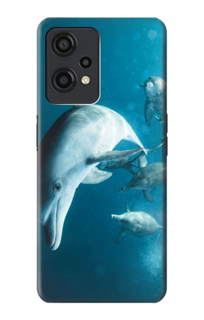 W3878 Dolphin Hard Case and Leather Flip Case For OnePlus Nord CE 2 Lite 5G