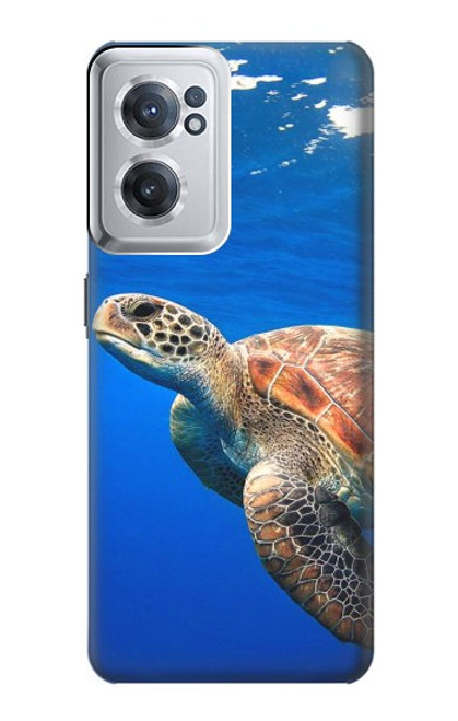 W3898 Sea Turtle Hard Case and Leather Flip Case For OnePlus Nord CE 2 5G