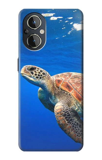 W3898 Sea Turtle Hard Case and Leather Flip Case For OnePlus Nord N20 5G