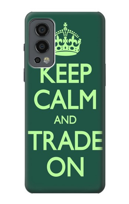 W3862 Keep Calm and Trade On Hard Case and Leather Flip Case For OnePlus Nord 2 5G