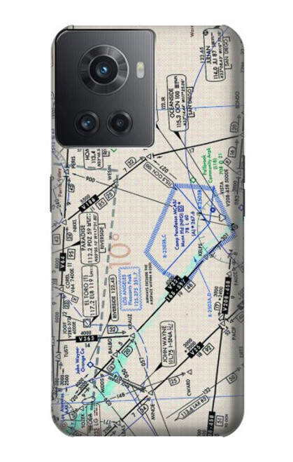 W3882 Flying Enroute Chart Hard Case and Leather Flip Case For OnePlus 10R