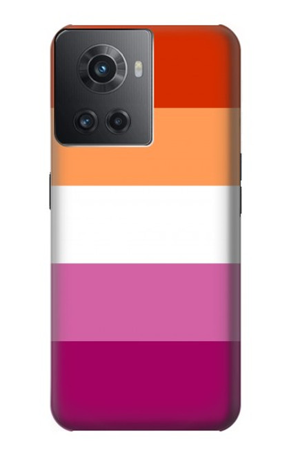 W3887 Lesbian Pride Flag Hard Case and Leather Flip Case For OnePlus 10R