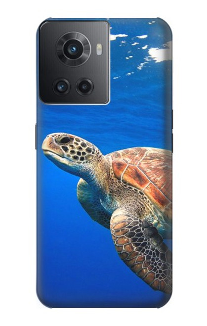 W3898 Sea Turtle Hard Case and Leather Flip Case For OnePlus 10R