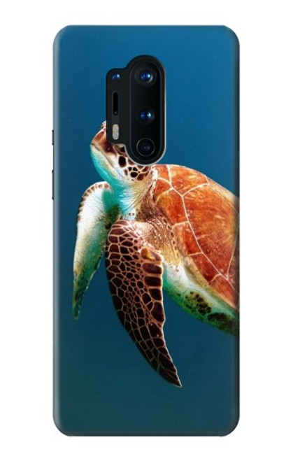 W3899 Sea Turtle Hard Case and Leather Flip Case For OnePlus 8 Pro