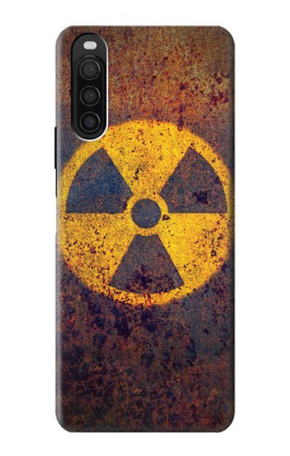 W3892 Nuclear Hazard Hard Case and Leather Flip Case For Sony Xperia 10 III