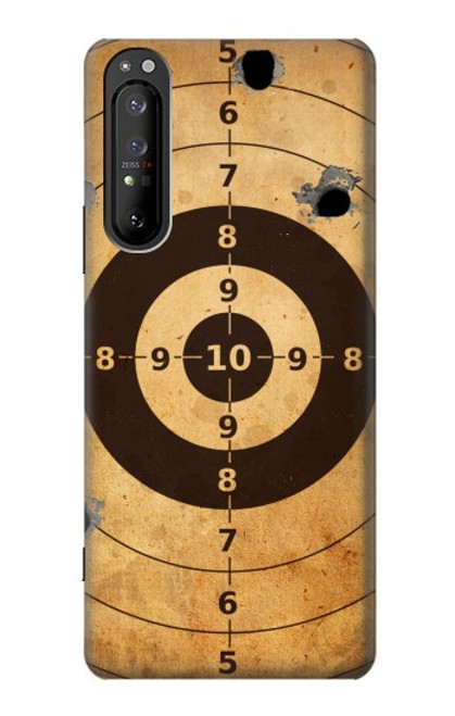 W3894 Paper Gun Shooting Target Hard Case and Leather Flip Case For Sony Xperia 1 II