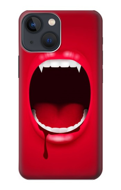 W2103 Vampire Mouth Hard Case and Leather Flip Case For iPhone 14