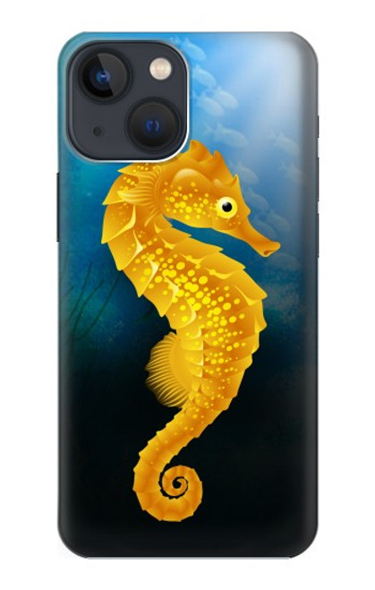 W2444 Seahorse Underwater World Hard Case and Leather Flip Case For iPhone 14