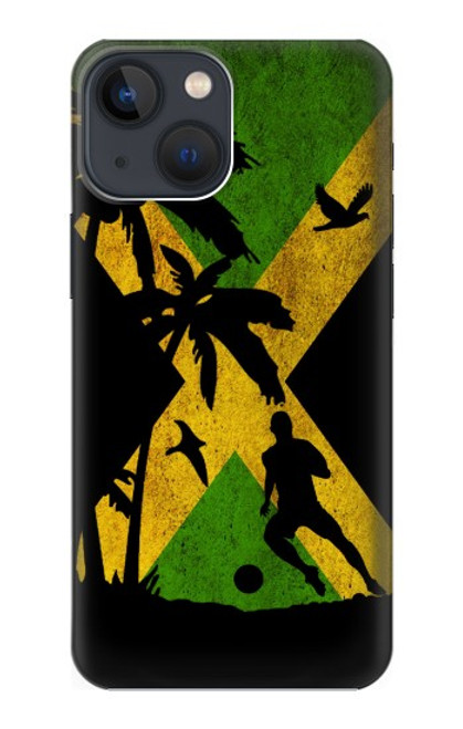 W2975 Jamaica Football Soccer Hard Case and Leather Flip Case For iPhone 14