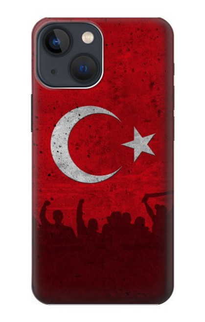 W2991 Turkey Football Soccer Hard Case and Leather Flip Case For iPhone 14