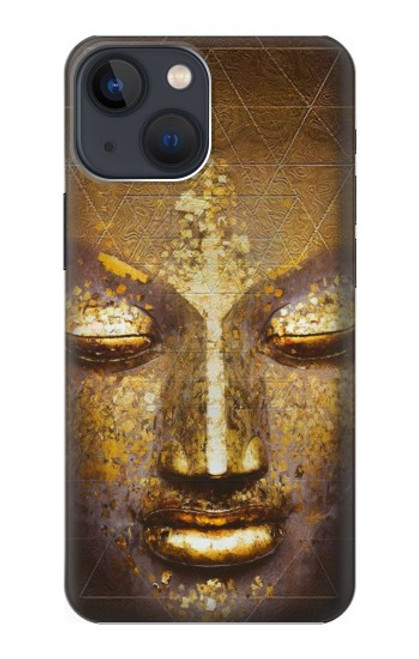 W3189 Magical Yantra Buddha Face Hard Case and Leather Flip Case For iPhone 14