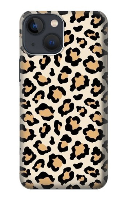 W3374 Fashionable Leopard Seamless Pattern Hard Case and Leather Flip Case For iPhone 14