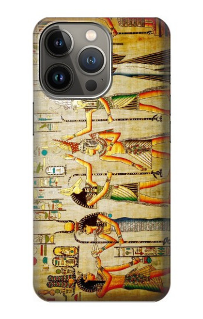 W0272 Egypt Wall Art Hard Case and Leather Flip Case For iPhone 14 Pro