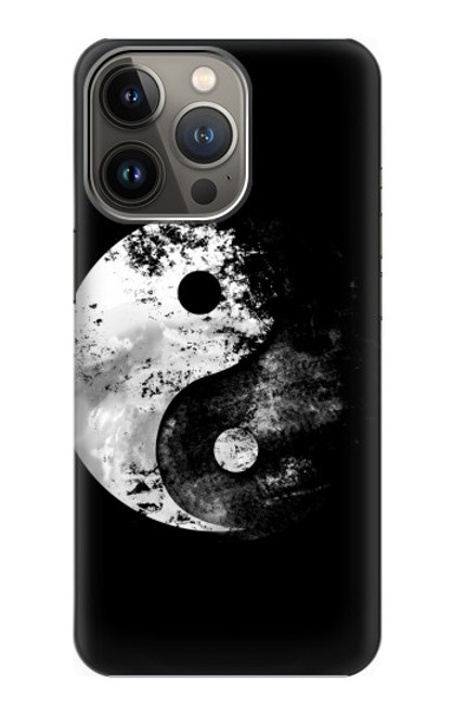 W1372 Moon Yin-Yang Hard Case and Leather Flip Case For iPhone 14 Pro