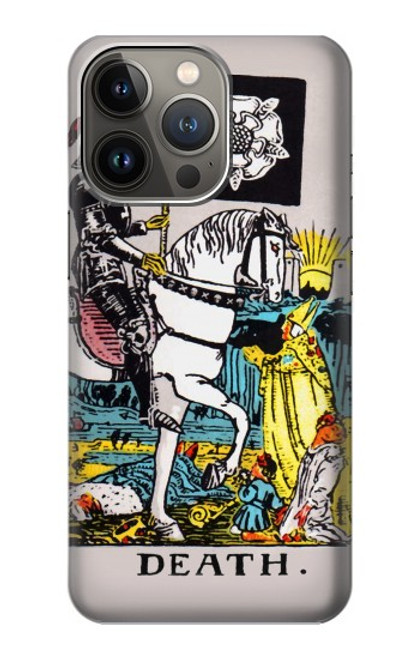 W3008 Tarot Card Death Hard Case and Leather Flip Case For iPhone 14 Pro