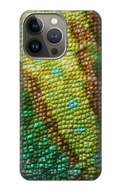 W3057 Lizard Skin Graphic Printed Hard Case and Leather Flip Case For iPhone 14 Pro