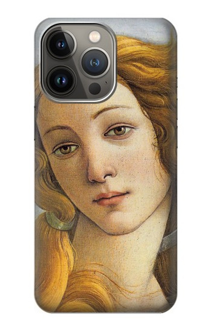 W3058 Botticelli Birth of Venus Painting Hard Case and Leather Flip Case For iPhone 14 Pro