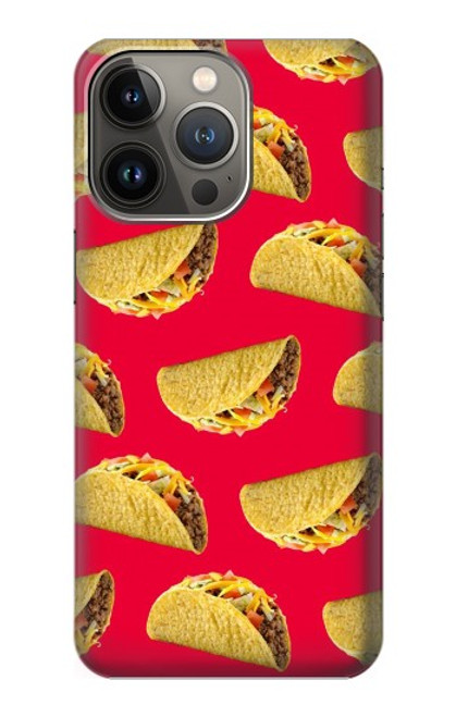 W3755 Mexican Taco Tacos Hard Case and Leather Flip Case For iPhone 14 Pro