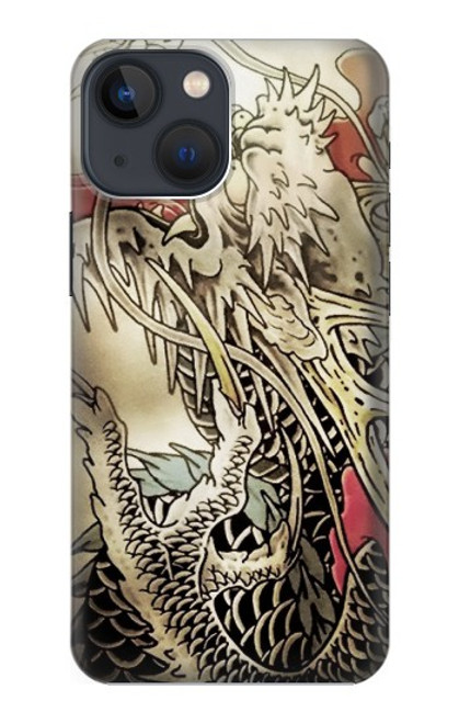 W0122 Yakuza Tattoo Hard Case and Leather Flip Case For iPhone 14 Plus