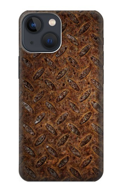 W0542 Rust Texture Hard Case and Leather Flip Case For iPhone 14 Plus