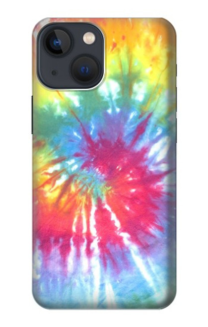 W1697 Tie Dye Colorful Graphic Printed Hard Case and Leather Flip Case For iPhone 14 Plus