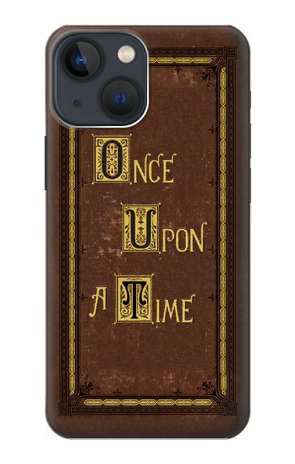 W2824 Once Upon a Time Book Cover Hard Case and Leather Flip Case For iPhone 14 Plus