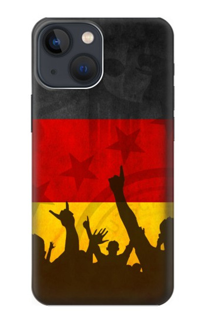 W2966 Germany Football Soccer Hard Case and Leather Flip Case For iPhone 14 Plus