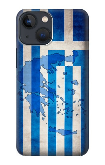 W2970 Greece Football Soccer Hard Case and Leather Flip Case For iPhone 14 Plus