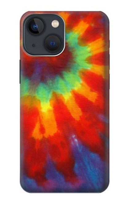 W2985 Colorful Tie Dye Texture Hard Case and Leather Flip Case For iPhone 14 Plus