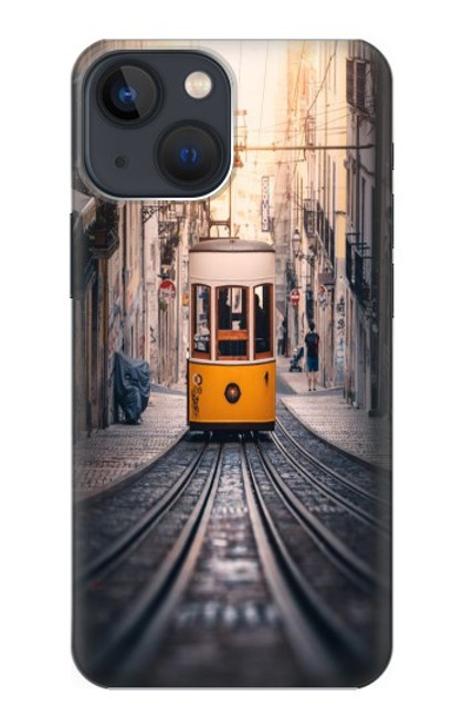 W3867 Trams in Lisbon Hard Case and Leather Flip Case For iPhone 14 Plus