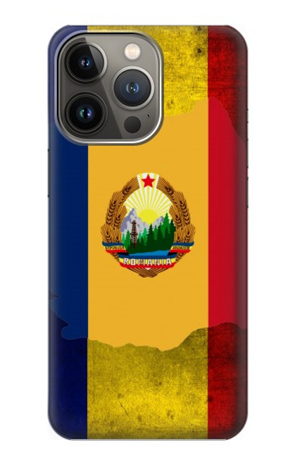 W3021 Romania Flag Hard Case and Leather Flip Case For iPhone 14 Pro Max