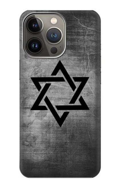 W3107 Judaism Star of David Symbol Hard Case and Leather Flip Case For iPhone 14 Pro Max