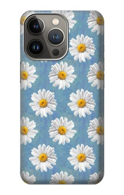 W3454 Floral Daisy Hard Case and Leather Flip Case For iPhone 14 Pro Max