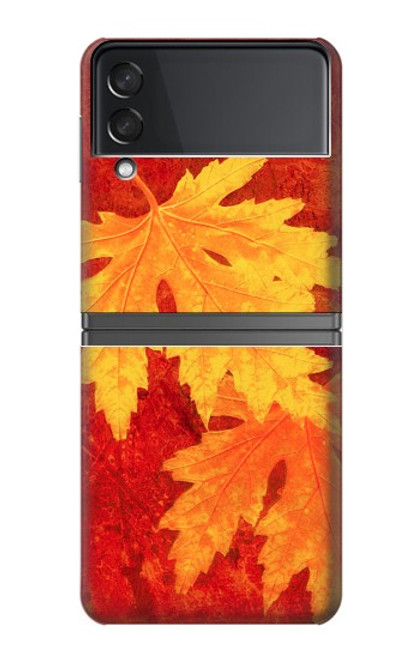 W0479 Maple Leaf Hard Case For Samsung Galaxy Z Flip 4