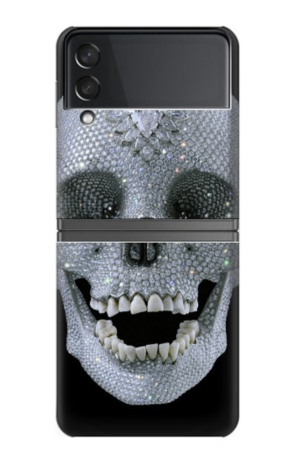 W1286 Diamond Skull Hard Case For Samsung Galaxy Z Flip 4