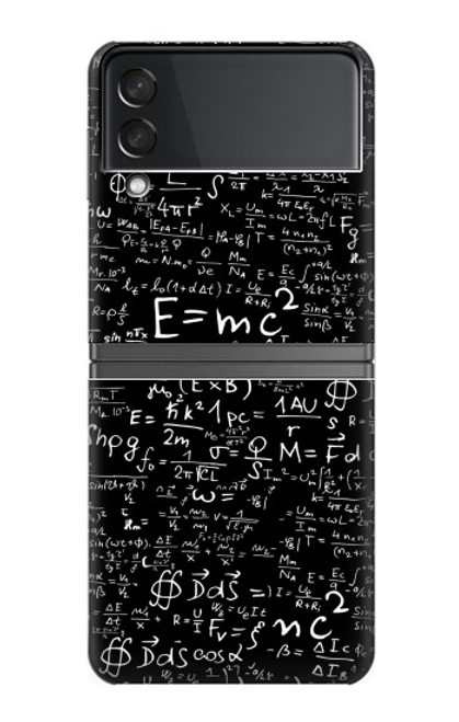 W2574 Mathematics Physics Blackboard Equation Hard Case For Samsung Galaxy Z Flip 4