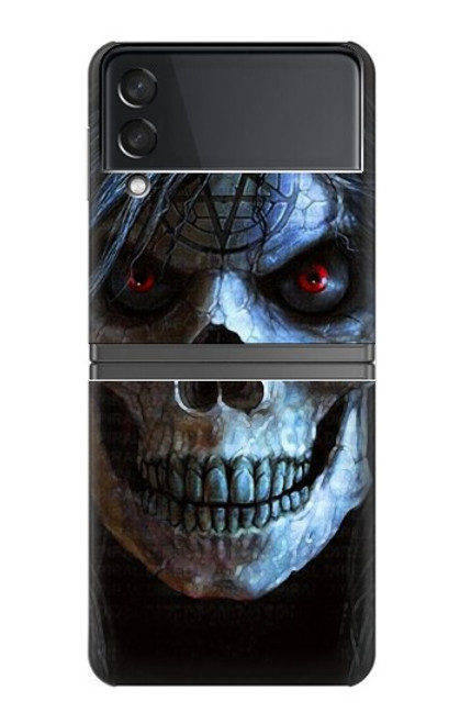 W2585 Evil Death Skull Pentagram Hard Case For Samsung Galaxy Z Flip 4