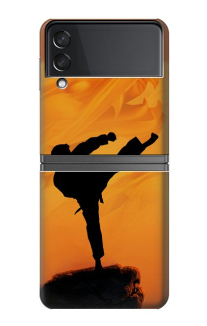 W3024 Kung Fu Karate Fighter Hard Case For Samsung Galaxy Z Flip 4