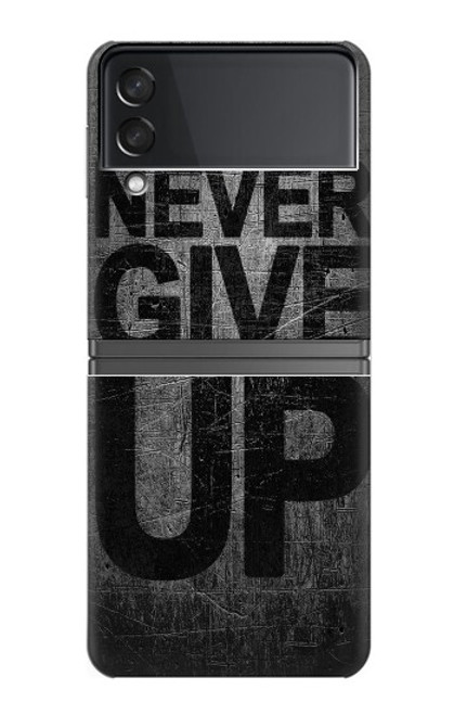 W3367 Never Give Up Hard Case For Samsung Galaxy Z Flip 4