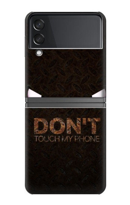 W3412 Do Not Touch My Phone Hard Case For Samsung Galaxy Z Flip 4