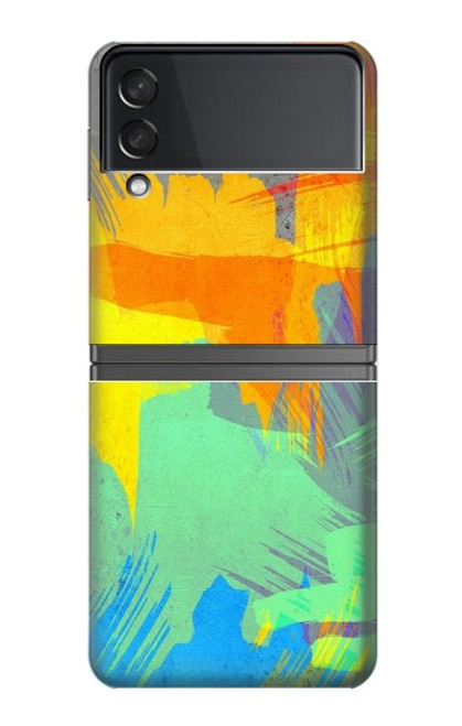 W3423 Brush Stroke Hard Case For Samsung Galaxy Z Flip 4